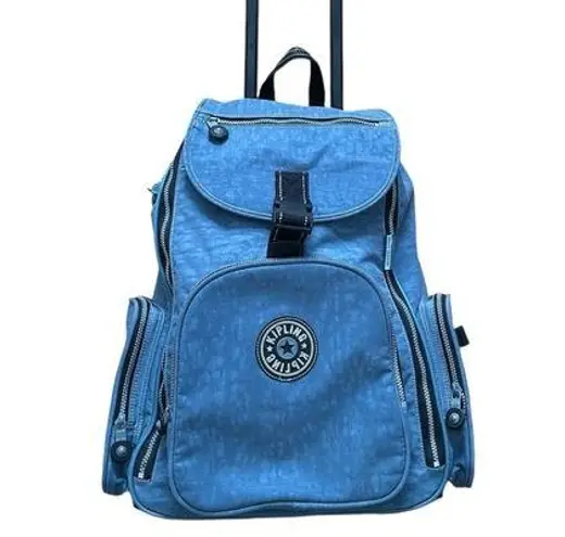 Kipling  Alcatraz Rolling Backpack - Blue