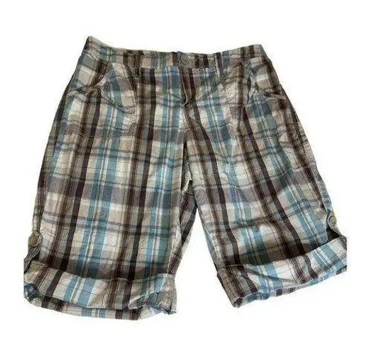 Bermuda Gitano Plaid  Shorts, SZ 4