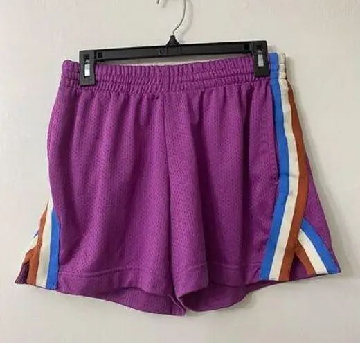 Urban Outfitters  Womens Teddy Mesh Rugby Shorts Athleisure Pull On Athletic Sm