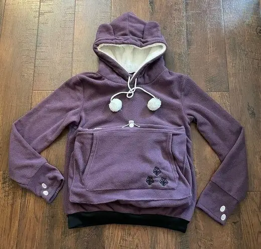 Pet pouch carrier hoodie, size S