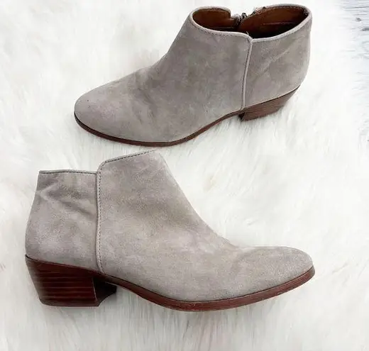 Sam Edelman  Gray Tan Ankle Booties size 8