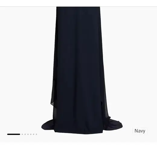 Neiman Marcus Teri Jon by Rickie Freeman Gown navy Blue size 4