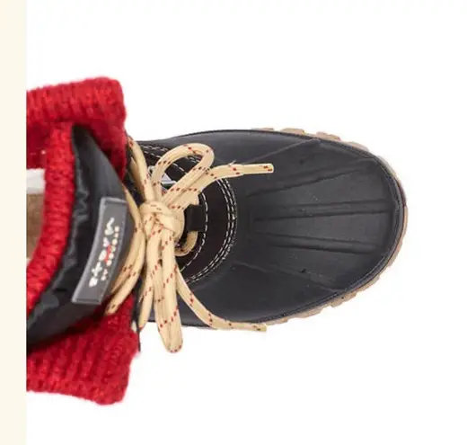 Cougar Storm By Creek Winter Rain Snow Boot in Black/Red Size 6 EUC