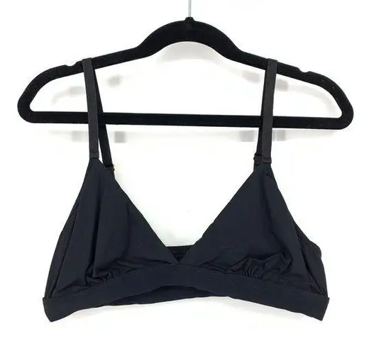 Commando  Bra Women's Size S Triangle Bralette Adjustable Straps Black