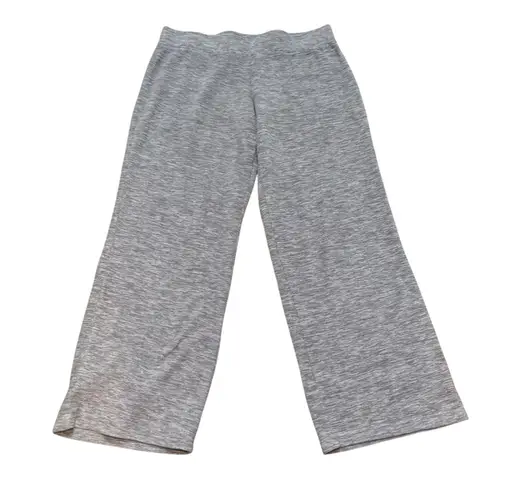 Pajamagram Womens Lounge Set Cowl Neck Long Sleeve Gray Cozy Sleepwear Size L