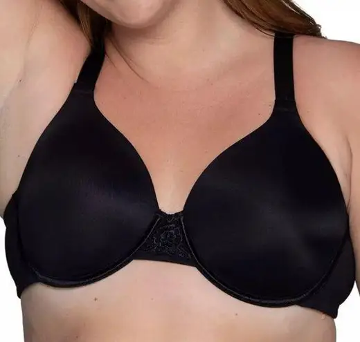 Vanity Fair Beauty Back Smoother Underwire Bra Midnight Black 42DDD