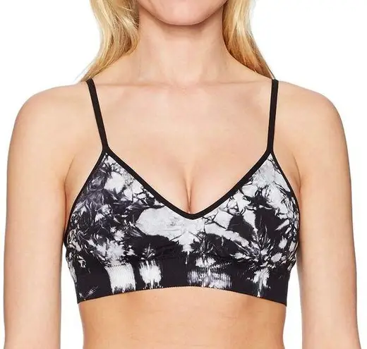 New Mae Women’s Seamless Black Tie Dye Bralette size M Size M