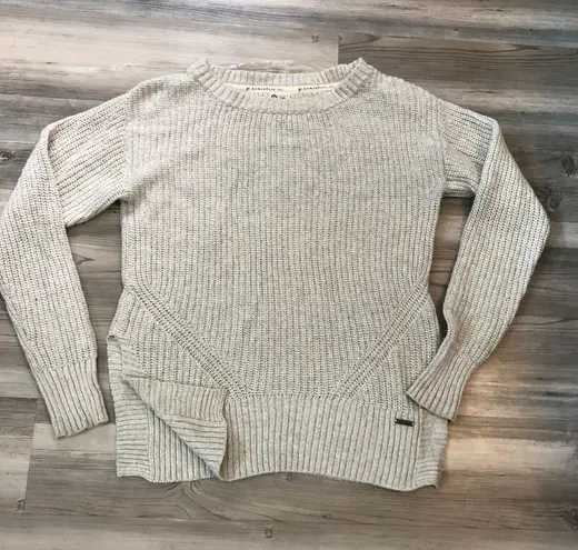 Toms Sweater women’s size Large, cream with gold specks, pit to pit is 20, length is 25 thumbnail 1