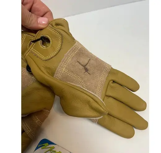 Metolius Belay Full Finger Rock Climbing Gloves NWT Sz. XS Tan