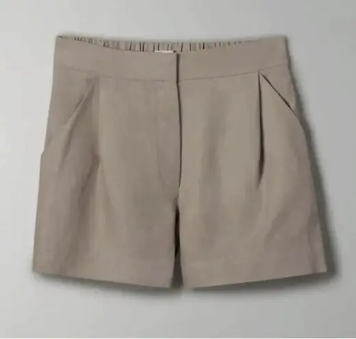 Aritzia Wilfred Nomad Linen Shorts – Cream Beige Size 6 Women’s Quiet Luxury