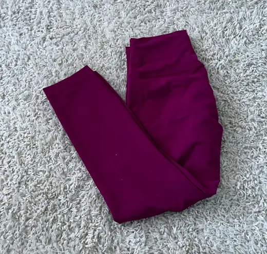 Lululemon Wunder Train 23” Leggings Size 6 Magenta Purple