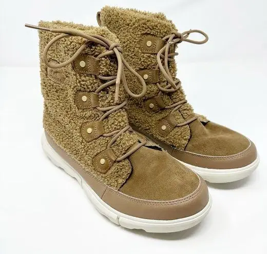 Sorel  Women’s Explorer II Joan Cozy Sherpa Camel Boot 10