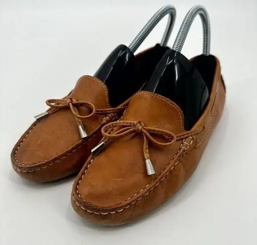 Mercanti Fiorentini Shoes Womens Size 7B Brown Leather Driving Moccasins MF