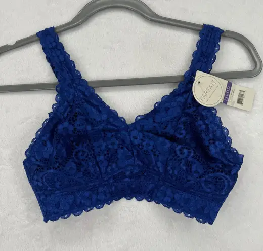 Parfait Wireless Bralette Lace Bra P5482 Sapphire Blue 32DD New with Tags Size undefined