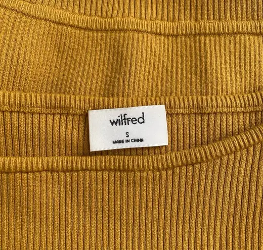 Wilfred Yacine Cut Out Ribbed Knit Top