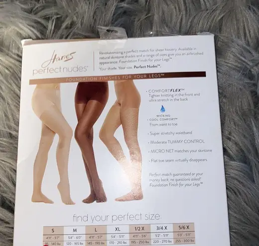 Hanes perfect nudes micro net comfort flex