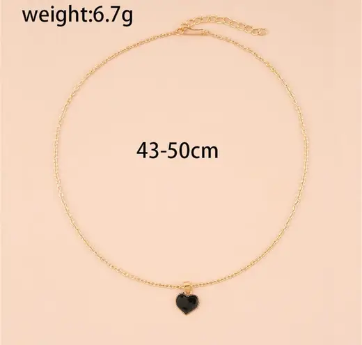 Gold Necklace for Women, 14K Gold Plated Cubic Zirconia Heart Necklace | Cute Dainty Love Pendant Necklaces for Women Dainty Gold Necklace Gifts for Her stainless steel