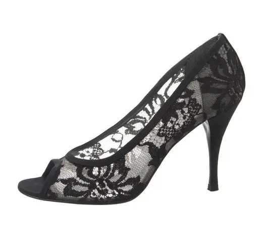 Kelly & Katie Lace Peep Toe Heels Size 10 B-24