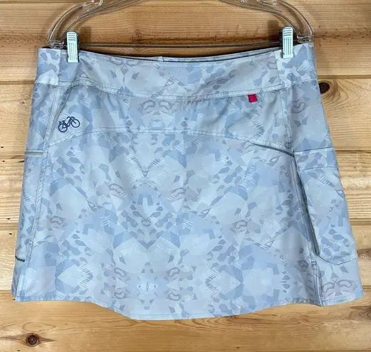 Terry Bicycle Mixie Skirt, Purple/Gray, Size XL Purple