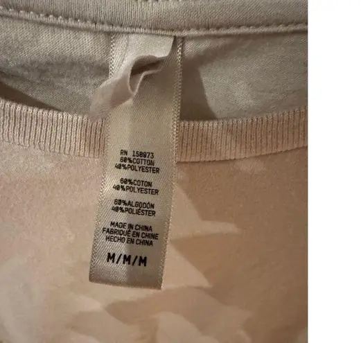 SKIMS RELAXED TEES LONG SLEEVE T-SHIRT LIMITED EDITION-STONE medium