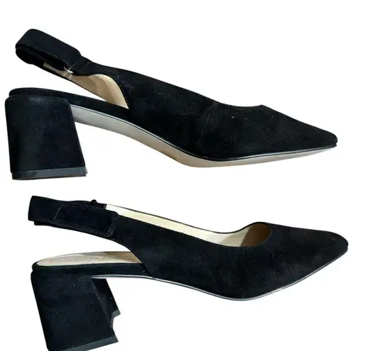 Vagabond Pelle Moda Sling Back Block Heals with Square Toe in Sz 9