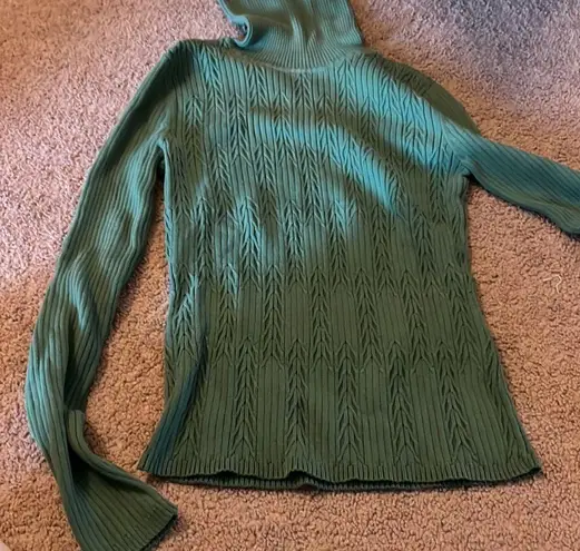 Caslon  small green turtleneck