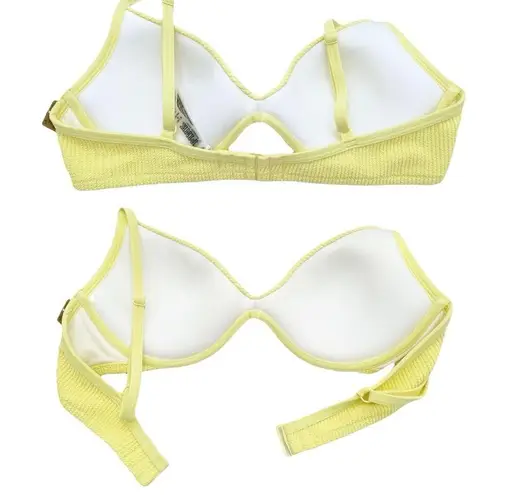 PINK - Victoria's Secret NWT Pink by Victoria’s Secret Two-Piece Bikini Swimsuit in Yellow Tulip Size XL