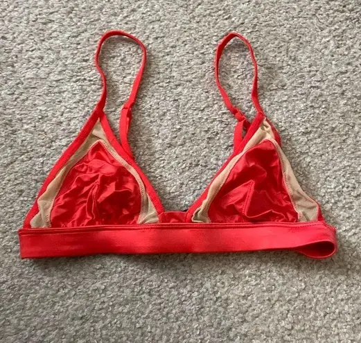 Urban Outfitters UO Out From Under red Bralette‎ small - Image 1