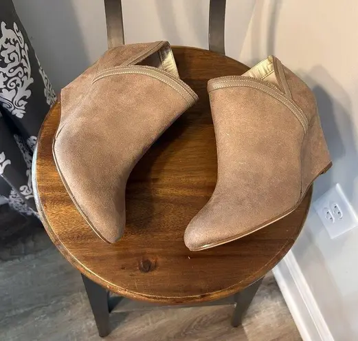 X-Appeal Aubree Taupe Ankle Boots Womens Size 10 Tan Booties