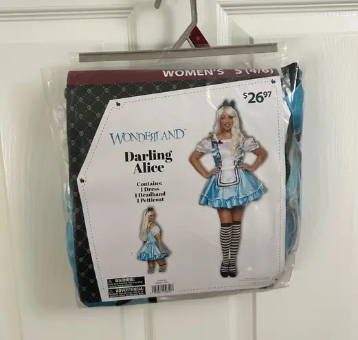 Alice In Wonderland Halloween Costume Blue