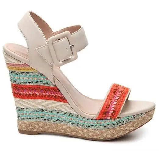 mix no. 6  - Jordie Platform Wedge Heel Size 8.5.  B60