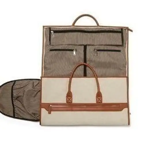 NEW Brouk & Co 2 in 1 garment / travel bag / duffle bag / canvas/tote bag /gym Orange