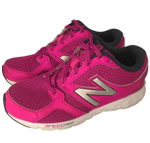 New Balance  490 V3 Speed Ride Running Sneaker Womens Pink 8