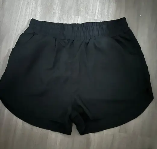 Black Running Shorts With Pockets Size L