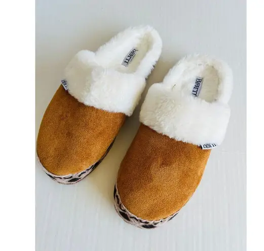 Børn Comfort Slippers Faux Shearling Shoes Slip On Flat Size Small 5 6 White