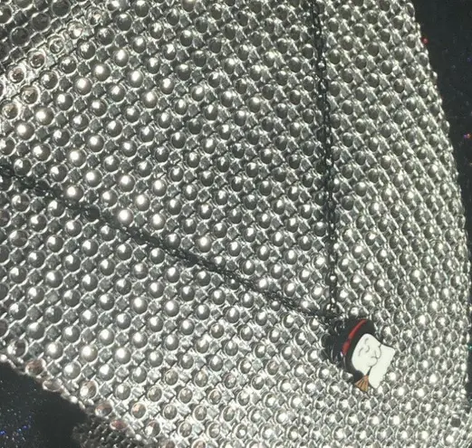 Boutique Ghost Witch Hat and Broom Necklace Black Jewelry for Women goth kawaii Halloween