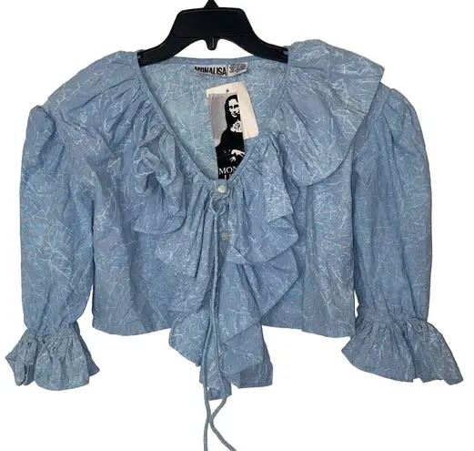 Women’s Mona Lisa Vintage Ruffled V