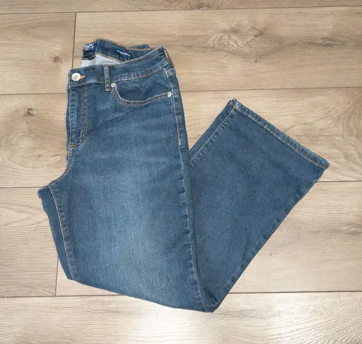 CHAPS Mid Rise Crop Kick Jeans Size 10