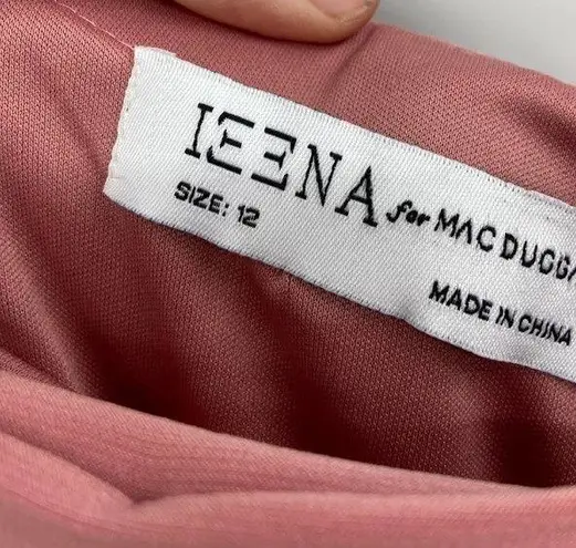 Mac Duggal 26595 Pink One Shoulder Long Sleeve Jersey Formal Gown Size 12 NWT