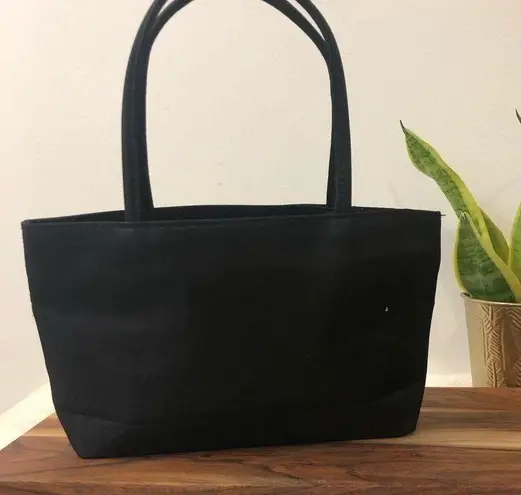 Black and Green Taffeta Evening Bag