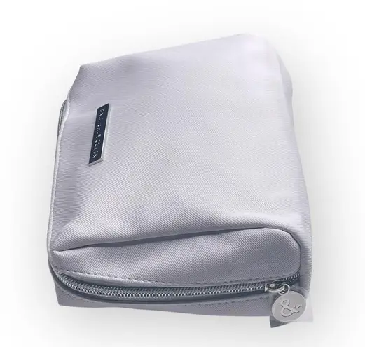 new Naked & Thriving 𒀭 Ltd Ed Zip Vegan Leather Travel Case Bag 𒀭White 𒀭 White