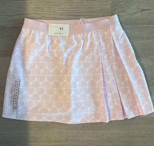Lady Hagen Side Pleat Pink Seashell Skort NWT Size Medium