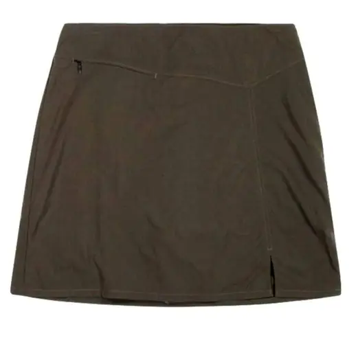 Patagonia Vintage  Hiking Skirt with Attached Shorts Skort Delta Brown Sz 4