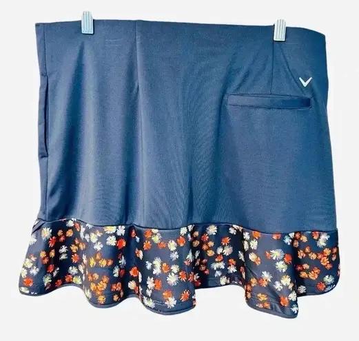 Callaway TrueSculpt Floral Block Flounce Hem Golf Skort- Size L (NWT)
