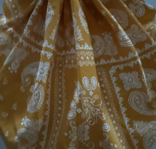 Handmade Orange Bandana Print Hair Clip Bow New