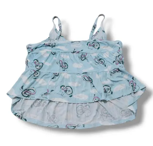Her Universe Spirited Away Top Size Medium Studio Ghibli By Cami Tank Top Dragons Flying