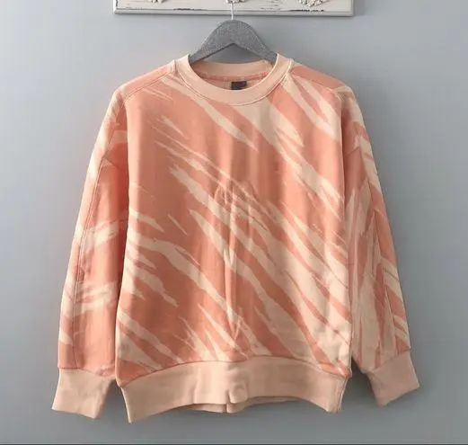 Sweaty Betty  Nectarine Orange Tie Dye Essentials Sweatshirt Pullover NEW