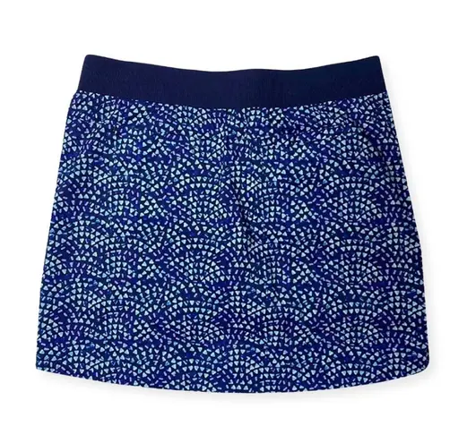 Cypress Club Blue Depths Geometric Print Skort Size S