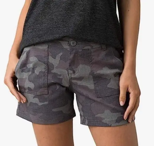 prAna  Olivia short in gravel camo size 10