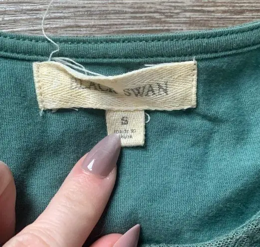 Black Swan Teal Lace Mini Dress S